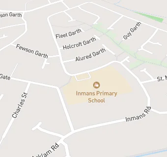 map for Inmans Primary School