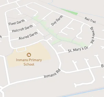 map for Inmans Primary School