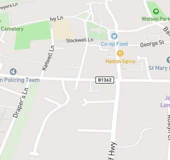 map for Merrywick Hall