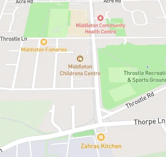 map for Middleton Childrens Centre