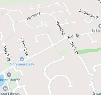 map for Swanland Village Out of School Club