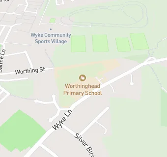 map for Worthinghead Primary School