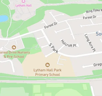 map for Lytham Hall Park School