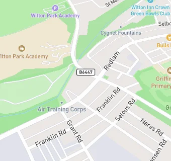 map for St Marks Conservative Club