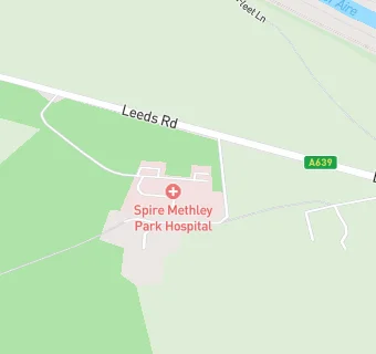 map for Methley Park Hospital