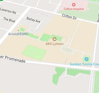 map for AKS Lytham