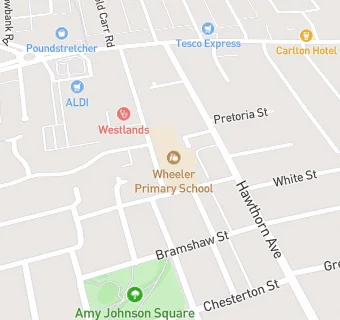 map for Wheeler Primary School