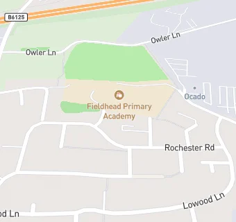 map for Fieldhead Primary Academy