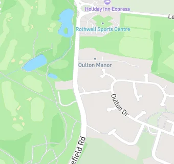 map for Oulton And Woodlesford Sports And Social Club