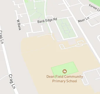 map for Dean Field Community Primary School