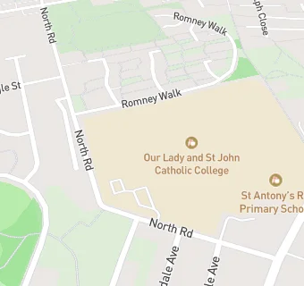 map for Our Lady & St John Catholic College