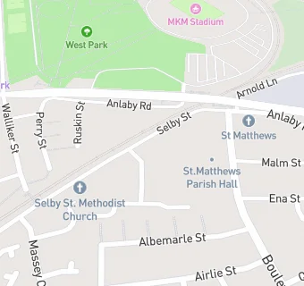 map for Selby Street Lunch Club