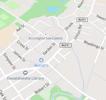 map for Oswald Medical Centre