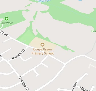 map for Coupe Green Primary School