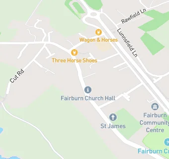 map for Fairburn Cricket Club