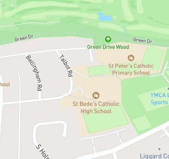 map for St Bedes High School