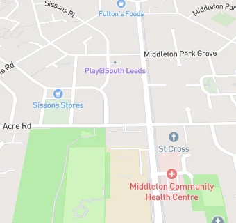 map for Middleton Elderly Aid Social Centre