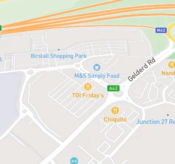 map for Pizza Express Unit M Junction 27