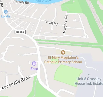 map for St Mary Magdalen's Catholic Primary School