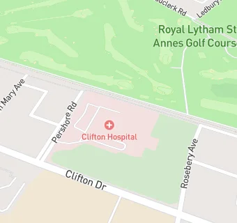 map for Clifton Hospital Catering Department