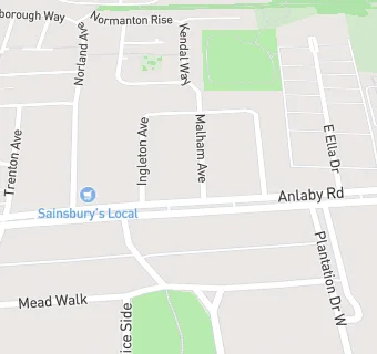 map for Sainsbury's