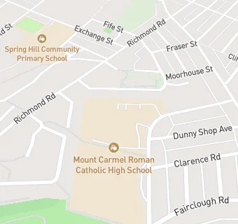 map for Mount Carmel Roman Catholic High School, Hyndburn