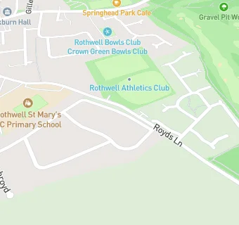 map for Catering Leeds  (Rothwell St Marys Primary)