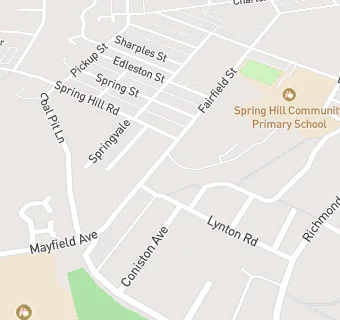 map for Springhill Care Home