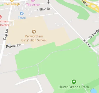 map for Hurst Grange Cafe