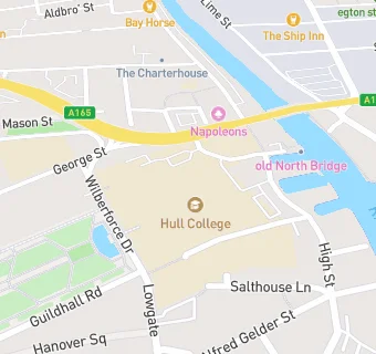 map for Hull College