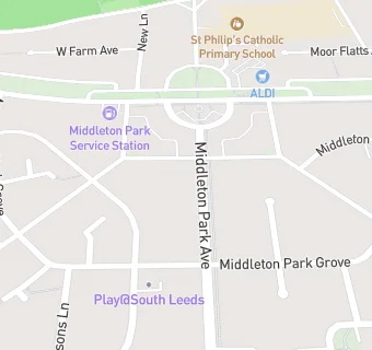 map for Greggs (Middleton)