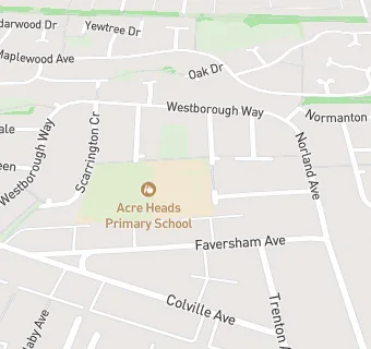 map for Acre Heads Primary School