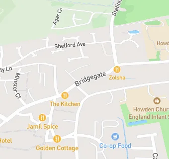 map for Howden Social Club