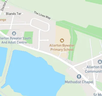 map for Allerton Bywater Primary Breakfast Club