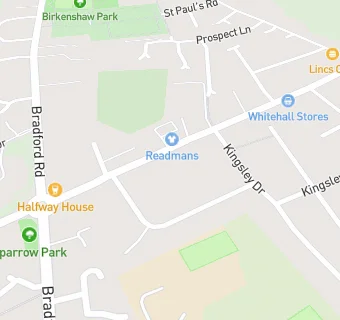 map for Whitehall Service Station