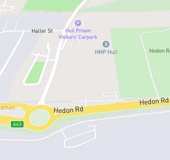 map for Hull Prison - Catering