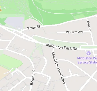 map for Middleton Park Service Station