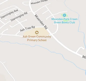 map for Ash Green Childrens Centre