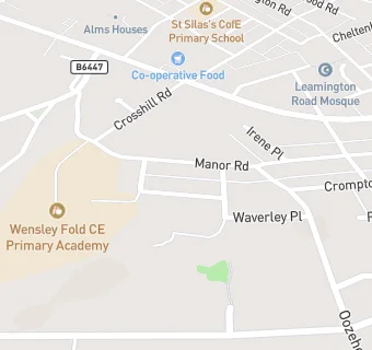 map for Wensley Fold Childrens Centre