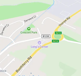 map for Longs Corner Service Station