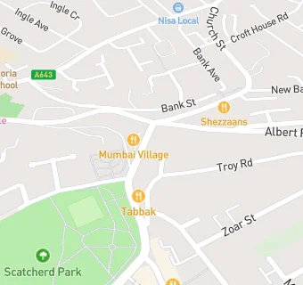 map for Morley Kebab House