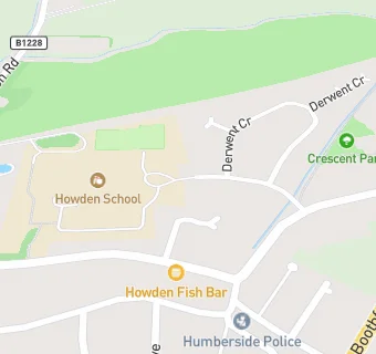 map for abm catering solutions at Howden School