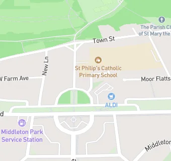 map for St Philips