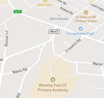 map for Wensley Fold CE Primary Academy (Dolce Ltd)