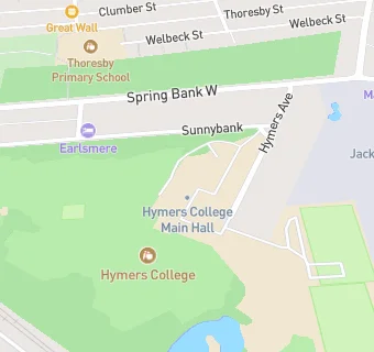 map for Hymers College