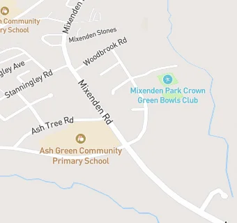 map for Ash Tree Infants' School