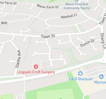 map for Lingwell Croft Surgery