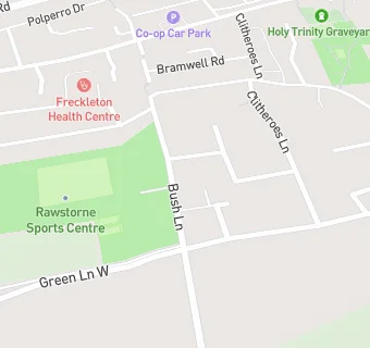 map for Rawstrone Sports Centre