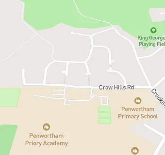 map for Penwortham Priory Academy