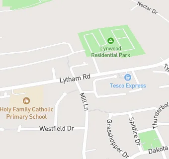 map for Holy Family RC Primary School